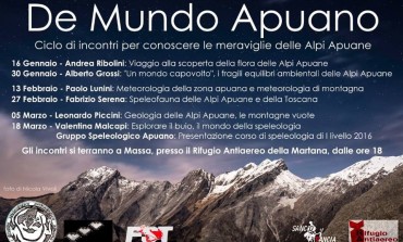 Massa: "De Mundo Apuano" ciclo di incontri per conoscere le bellezze delle Alpi Apuane