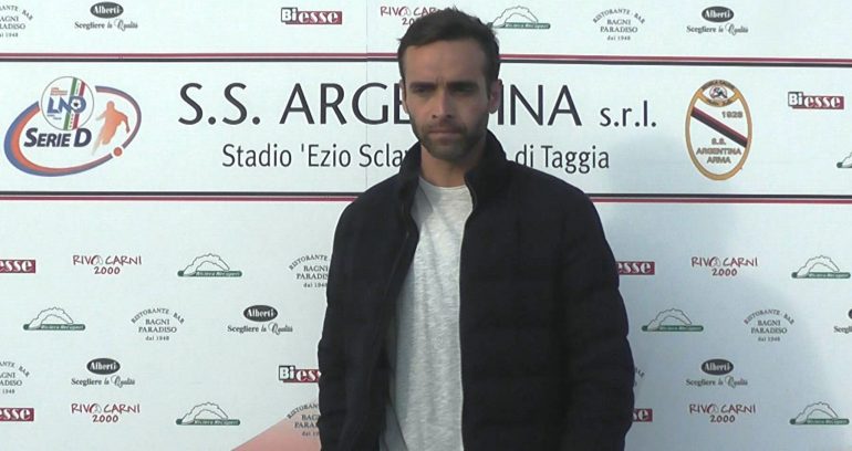 Video intervista all’allenatore dell’Argentina Arma, Nicola Ascoli, dopo la sconfitta interna per 2 ad 1 con la Massese del 16/10/16